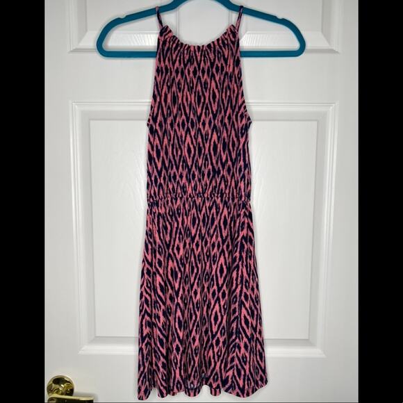 BANANA REPUBLIC Womens Ikat Spaghetti Strap Fit and Flare Dress Petite XXS - Picture 5 of 9